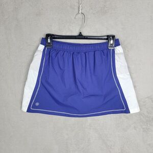 Athleta‎ Womens Skirt Tennis Skort Size S Small Purple White Short Athletic
